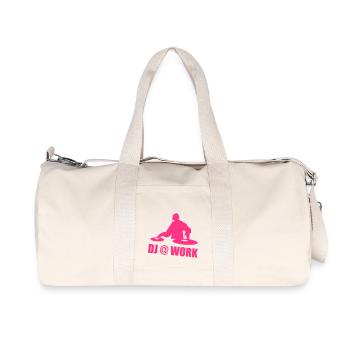 DJ @ Work - Recycled Canvas Sports Bag by Stanley/Stella - natural - Front