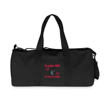 Elu meilleur corse de tous les temps - Sac de sport en toile recyclée Stanley/Stella - noir - Devant