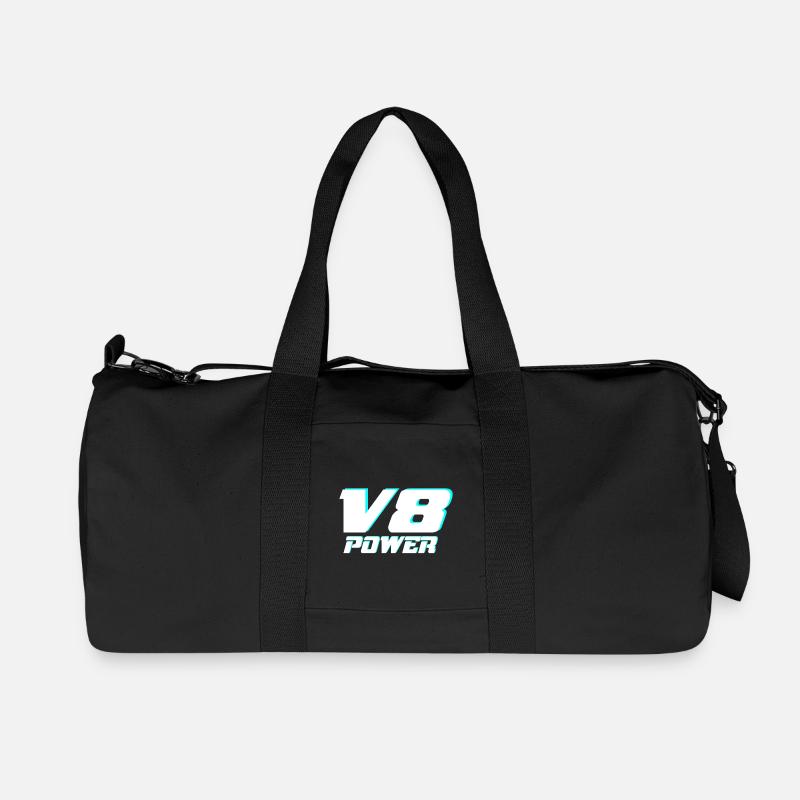 V8 - Recycelte Canvas-Sporttasche von Stanley/Stella - Schwarz