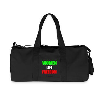 Women life freedom - Sac de sport en toile recyclée Stanley/Stella - noir - Devant