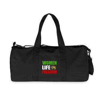 Women life freedom - Sac de sport en toile recyclée Stanley/Stella - noir - Devant