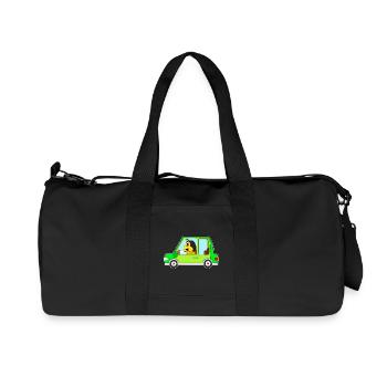 Bee Car - Recycled Canvas Sports Bag by Stanley/Stella - black - Front