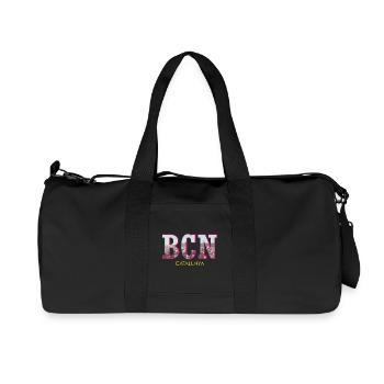 Barcelona Catalunya - Recycelte Canvas-Sporttasche von Stanley/Stella - Schwarz - Vorne
