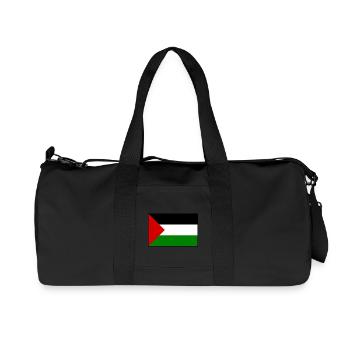 Palestine - Sac de sport en toile recyclée Stanley/Stella - noir - Devant