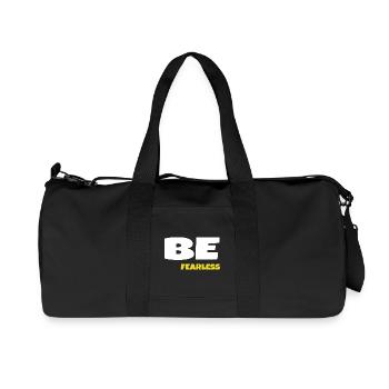 Sei furchtlos - Recycelte Canvas-Sporttasche von Stanley/Stella - Schwarz - Vorne