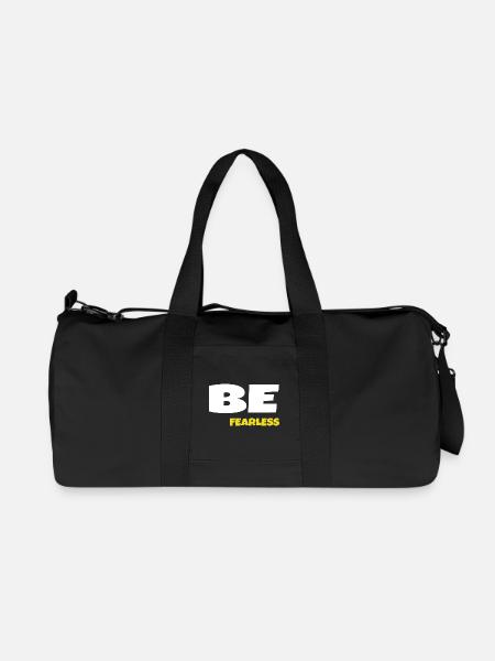 Be Fearless - Recycled Canvas Sports Bag by Stanley/Stella - black