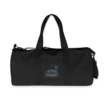 Freiheit - Recycelte Canvas-Sporttasche von Stanley/Stella - Schwarz - Vorne