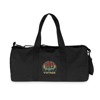 November 1993 Vintage Gift - Born November 1993 - Recycled Canvas Sports Bag by Stanley/Stella - black - Front