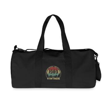 Cadeau D'anniversaire Décembre 1989 Vintage Rétro - Sac de sport en toile recyclée Stanley/Stella - noir - Devant