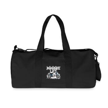 Passion for minibikes - Recycled Canvas Sports Bag by Stanley/Stella - black - Front