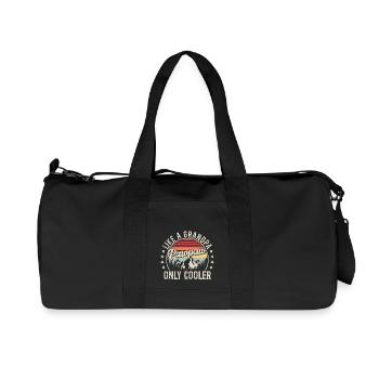 Like A Grandpa Pawpaw Only Cooler Fathers Day - Recycled Canvas Sports Bag by Stanley/Stella - black - Front