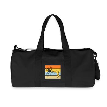 Fechter Fechten - Recycelte Canvas-Sporttasche von Stanley/Stella - Schwarz - Vorne
