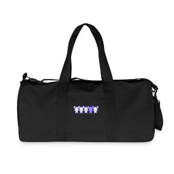 5 Bunny Friends Difference Be Different Different - Recycled Canvas Sports Bag by Stanley/Stella - black - Front
