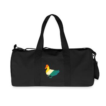 Canards - Sac de sport en toile recyclée Stanley/Stella - noir - Devant