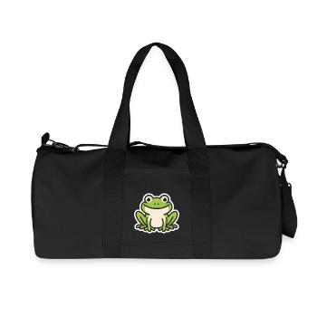 toad - Recycled Canvas Sports Bag by Stanley/Stella - black - Front