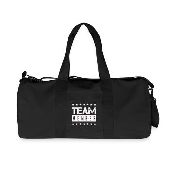 Équipier - Sac de sport en toile recyclée Stanley/Stella - noir - Devant