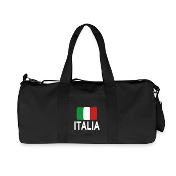 Italian italien - Recycelte Canvas-Sporttasche von Stanley/Stella - Schwarz - Vorne