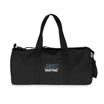 Conception magique de chat enchanté - Sac de sport en toile recyclée Stanley/Stella - noir - Devant