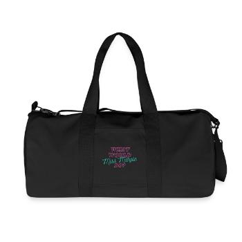 Was würde Miss Marple machen Neon - Recycelte Canvas-Sporttasche von Stanley/Stella - Schwarz - Vorne