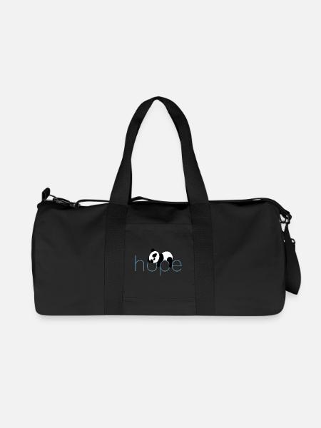 Hope in pandas - Recycled Canvas Sports Bag by Stanley/Stella - black
