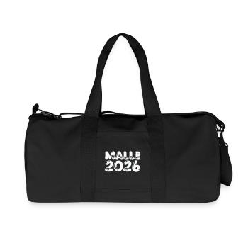 Malle 2026 - Sac de sport en toile recyclée Stanley/Stella - noir - Devant