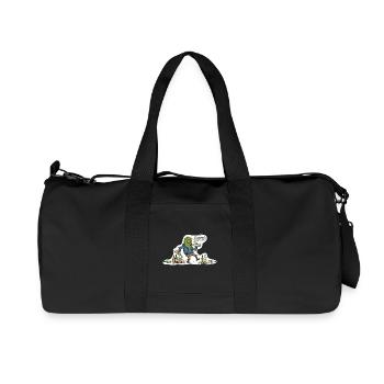 Die Saufgurke – Hicks! - Recycelte Canvas-Sporttasche von Stanley/Stella - Schwarz - Vorne