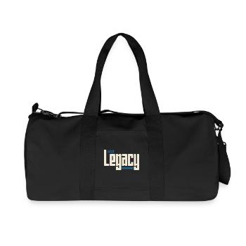 Adopt Legacy Retro Typography - Recycled Canvas Sports Bag by Stanley/Stella - black - Front