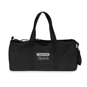 Style de la fille hessoisse - Sac de sport en toile recyclée Stanley/Stella - noir - Devant