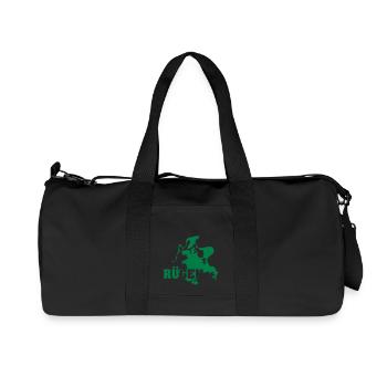 Rügen - Recycelte Canvas-Sporttasche von Stanley/Stella - Schwarz - Vorne