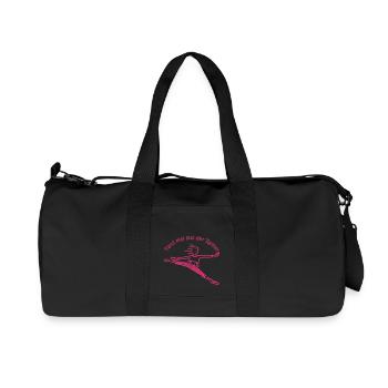 Tanz mal aus der Reihe! - Recycelte Canvas-Sporttasche von Stanley/Stella - Schwarz - Vorne