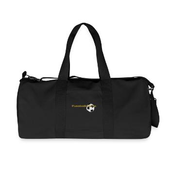 Fussballmama - Recycelte Canvas-Sporttasche von Stanley/Stella - Schwarz - Vorne