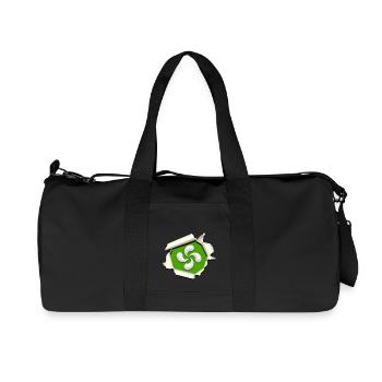 Croix du Pays Basque - Sac de sport en toile recyclée Stanley/Stella - noir - Devant