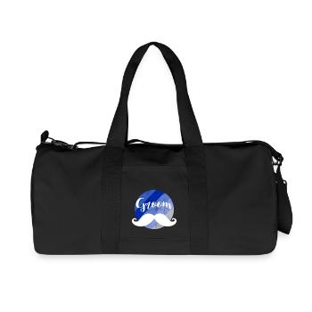 jeune marié - Sac de sport en toile recyclée Stanley/Stella - noir - Devant