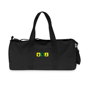 Martinique / 972 / Martiniquais / Martiniquaise - Sac de sport en toile recyclée Stanley/Stella - noir - Devant