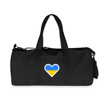 Ukraine - Recycled Canvas Sports Bag by Stanley/Stella - black - Front