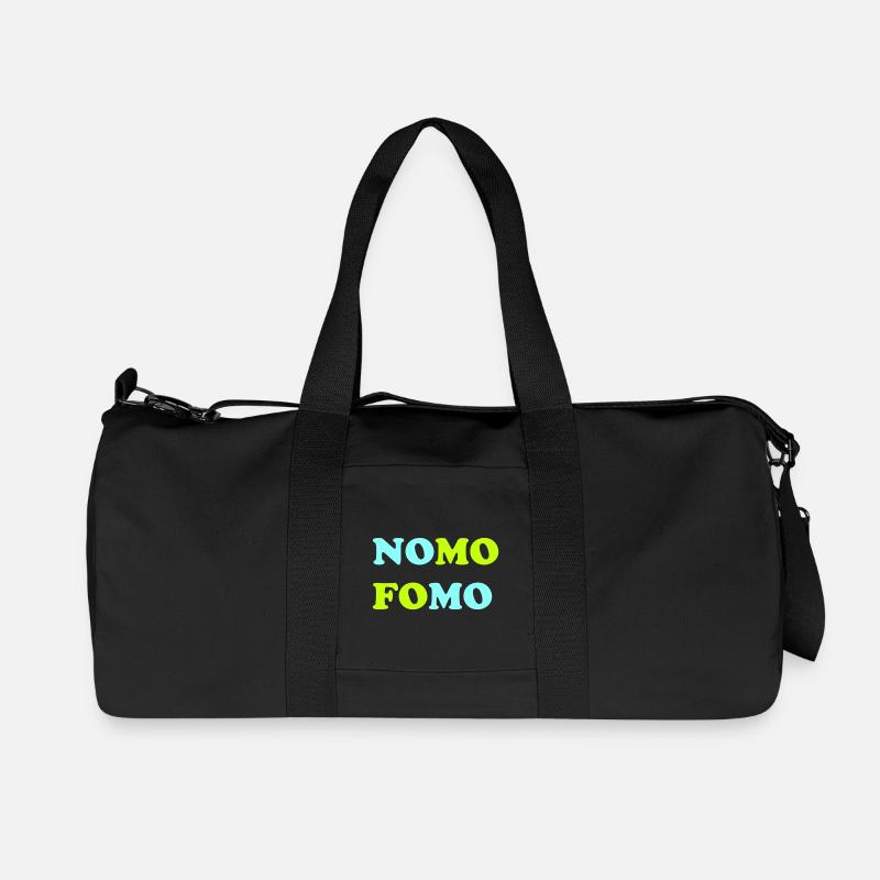 FOMO Peur de manquer quelque chose - Sac de sport en toile recyclée Stanley/Stella - noir