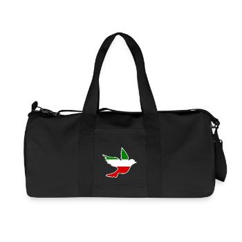 Women life freedom - Recycled Canvas Sports Bag by Stanley/Stella - black - Front