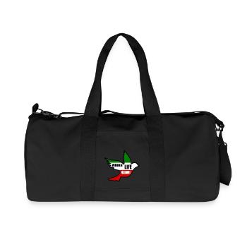 Women life freedom - Recycled Canvas Sports Bag by Stanley/Stella - black - Front