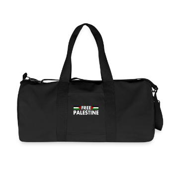 Free palestine - Recycelte Canvas-Sporttasche von Stanley/Stella - Schwarz - Vorne