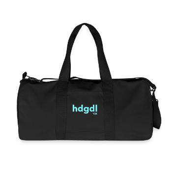 hdgdl hab dich ganz doll liebY2K türkis - Recycelte Canvas-Sporttasche von Stanley/Stella - Schwarz - Vorne
