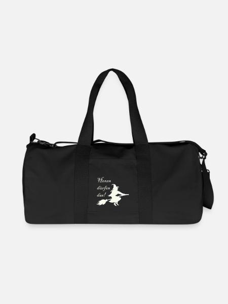 hexen dürfen das - Recycelte Canvas-Sporttasche von Stanley/Stella - Schwarz