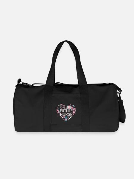 Future Nurse Krankenschwester Ausbildung - Recycelte Canvas-Sporttasche von Stanley/Stella - Schwarz