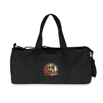 Original Né en Janvier Anniversaire | Janvier 1995 - Sac de sport en toile recyclée Stanley/Stella - noir - Devant