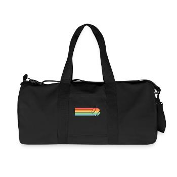 Baseball Player Baseball - Recycled Canvas Sports Bag by Stanley/Stella - black - Front