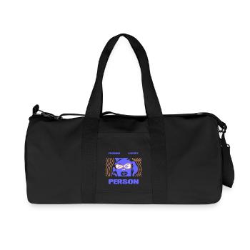 de personne de luxe - Sac de sport en toile recyclée Stanley/Stella - noir - Devant