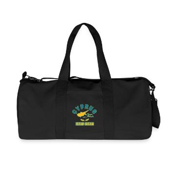 Chypre - Voyage Chypre - Carte des drapeaux - Grèce - Sac de sport en toile recyclée Stanley/Stella - noir - Devant