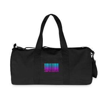 LIMITED EDITION - BARCODE - Recycled Canvas Sports Bag by Stanley/Stella - black - Front