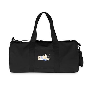 Wattvogel Nordsee Möwe - Recycelte Canvas-Sporttasche von Stanley/Stella - Schwarz - Vorne