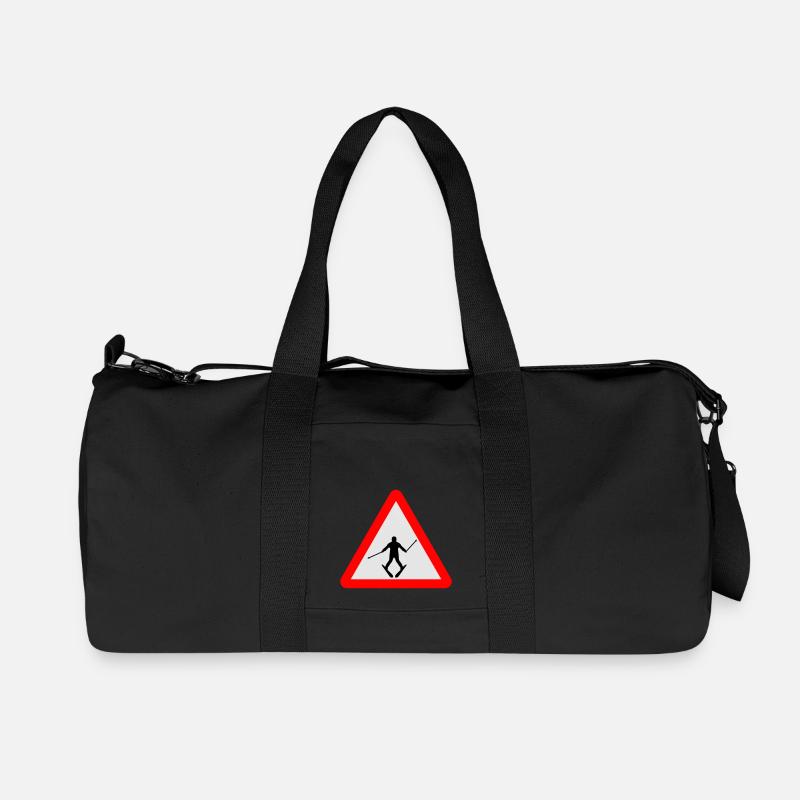 Ski - Recycelte Canvas-Sporttasche von Stanley/Stella - Schwarz