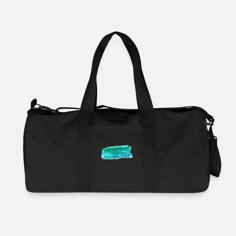 Mir fehlt das Meer. - Recycelte Canvas-Sporttasche von Stanley/Stella - Schwarz
